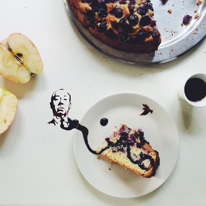 Artist Giulia Bernardelli Transforms Spilled Food Into Art