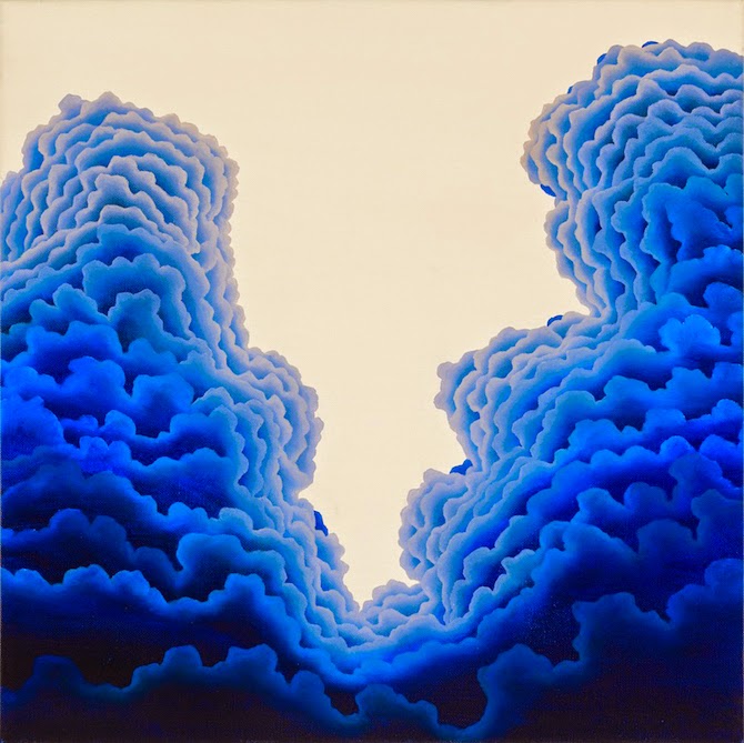 Mesmerizing Cloudscape Paintings by Laura Guese