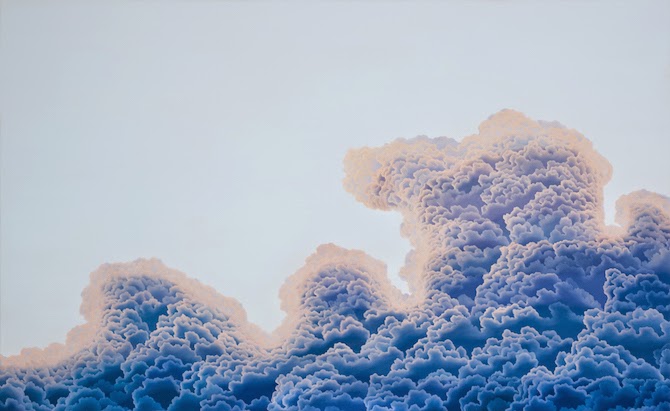 Mesmerizing Cloudscape Paintings by Laura Guese