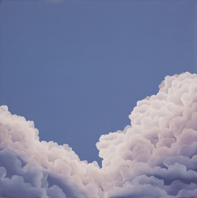 Mesmerizing Cloudscape Paintings by Laura Guese