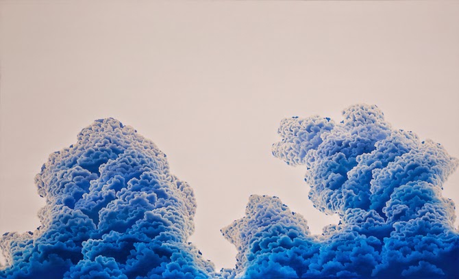 Mesmerizing Cloudscape Paintings by Laura Guese