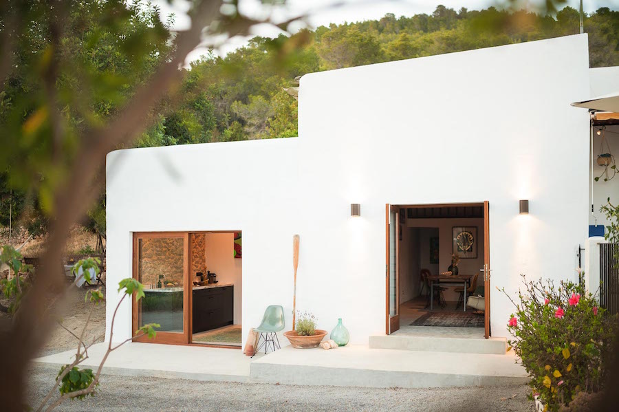 This old-stable has been revived as a home in the picturesque island of Ibiza. The contemporary home was designed by Standard Studio and Ibiza Interiors.