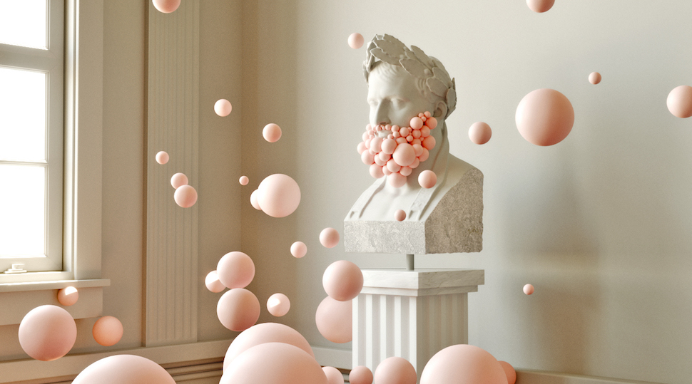 Digital Artist Federico Picci Visualizes Musical Notes As Charming Pink Bubbles
