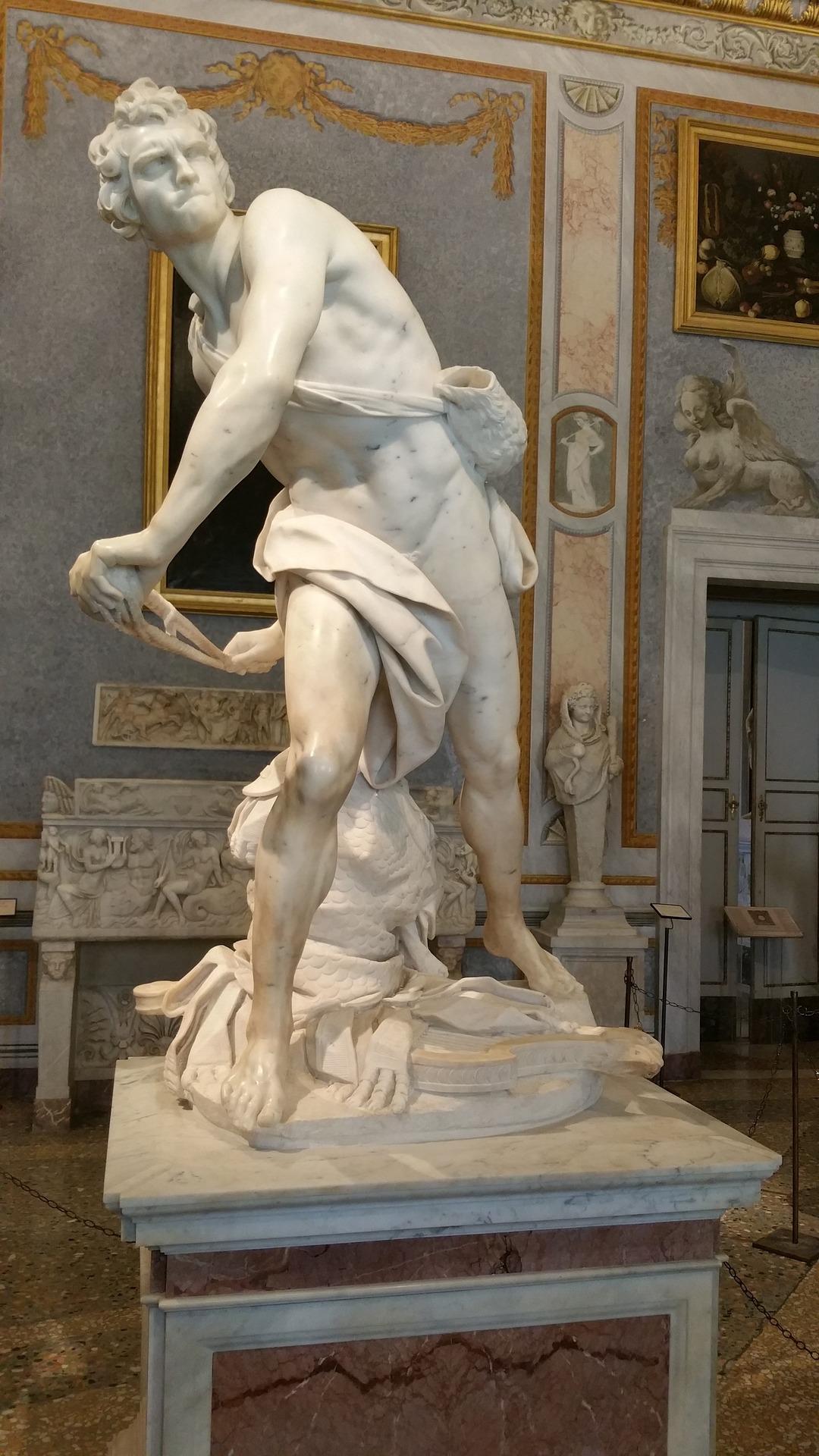 Of all the famous art in the world, Bernini’s statue of David is one of the most well-known and respected.